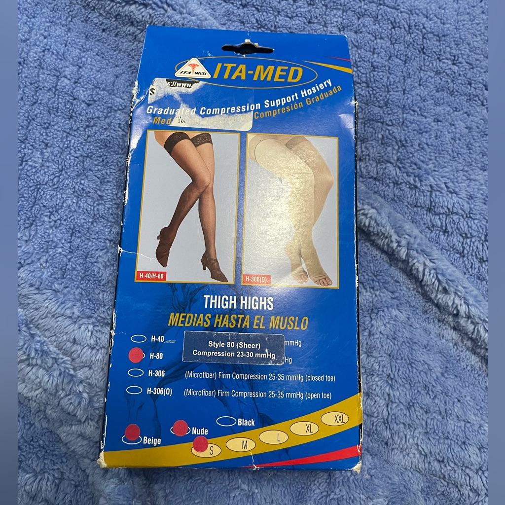 ItaMed Compression Stockings 2330 Mmhg Nude Size Small